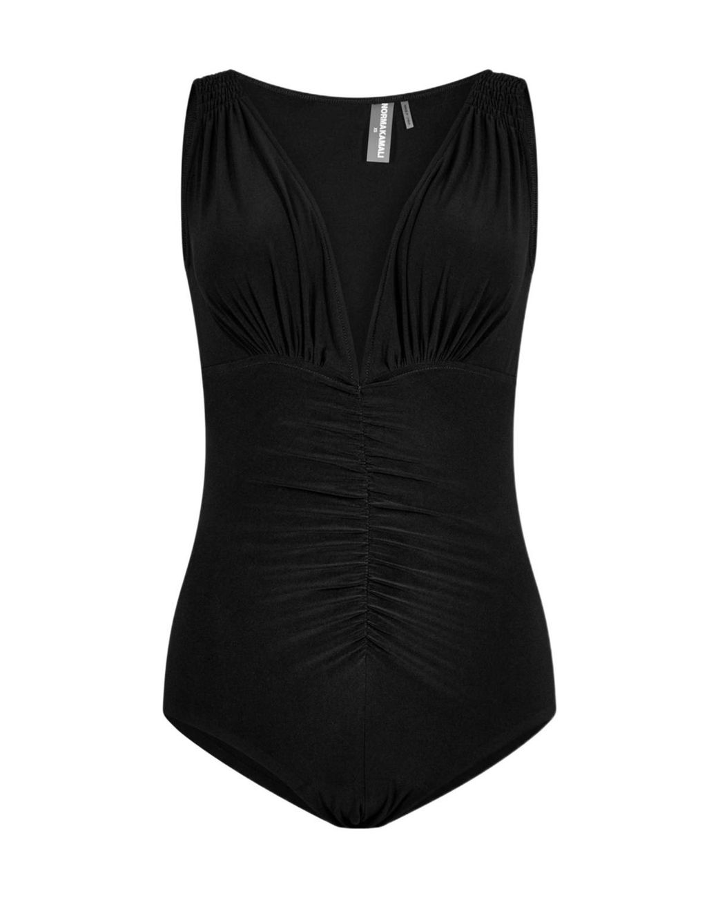 Norma Kamali Black Tara Bodysuit