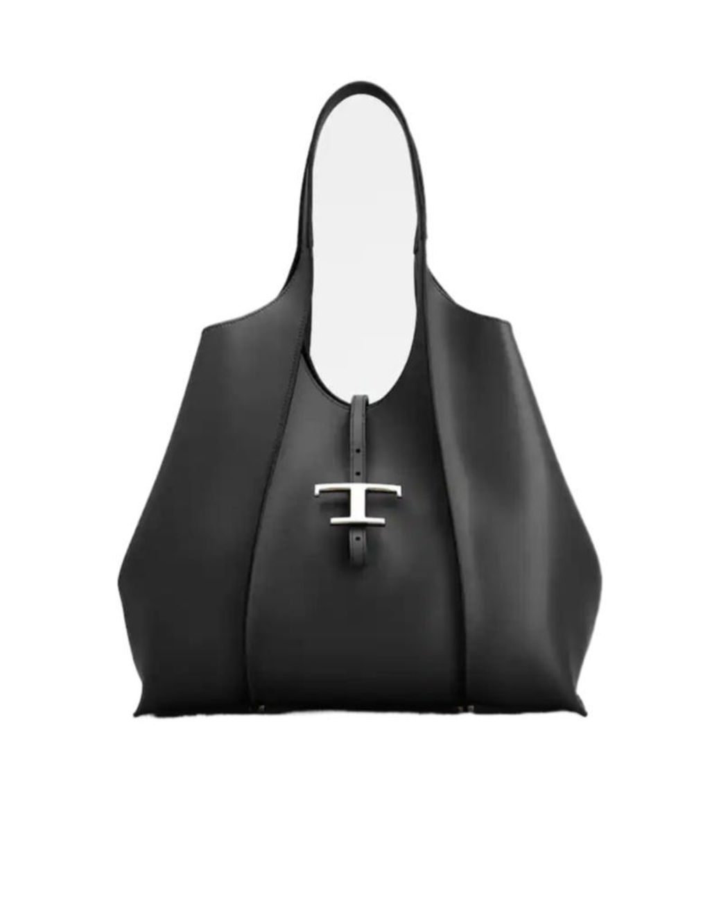 Tod's Black T Timeless Shopping Bag