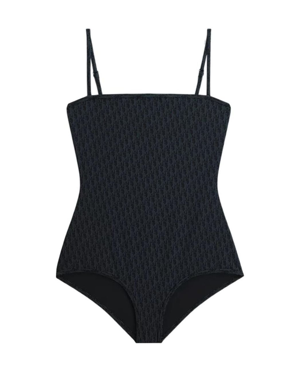Dior Black Iviera One-Piece Swimsuit