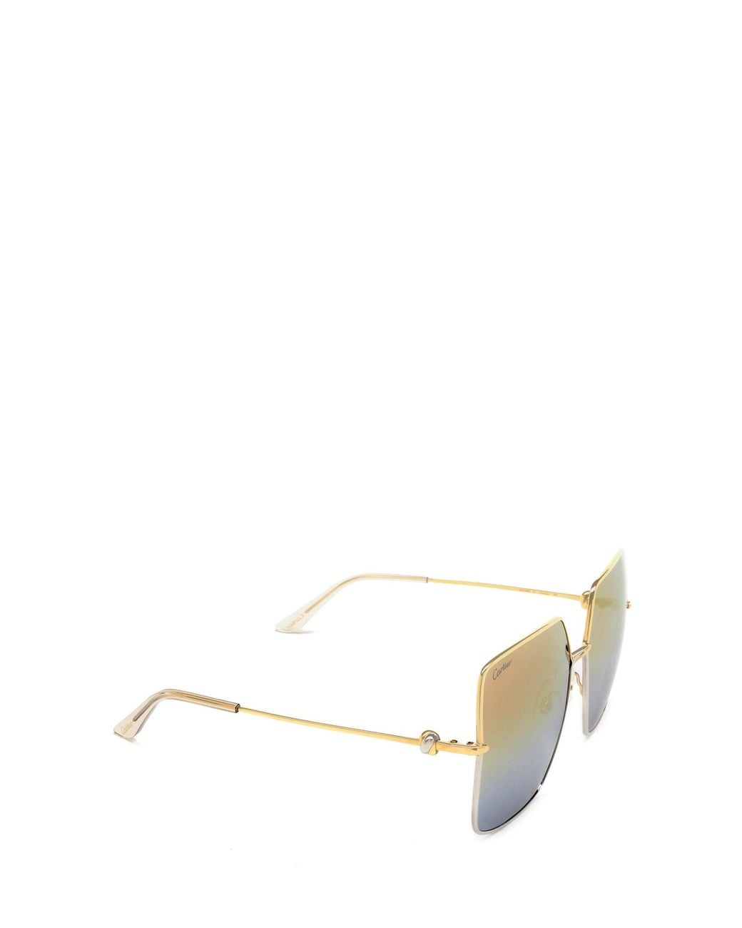 Cartier Multicolor Square Frame Sunglasses