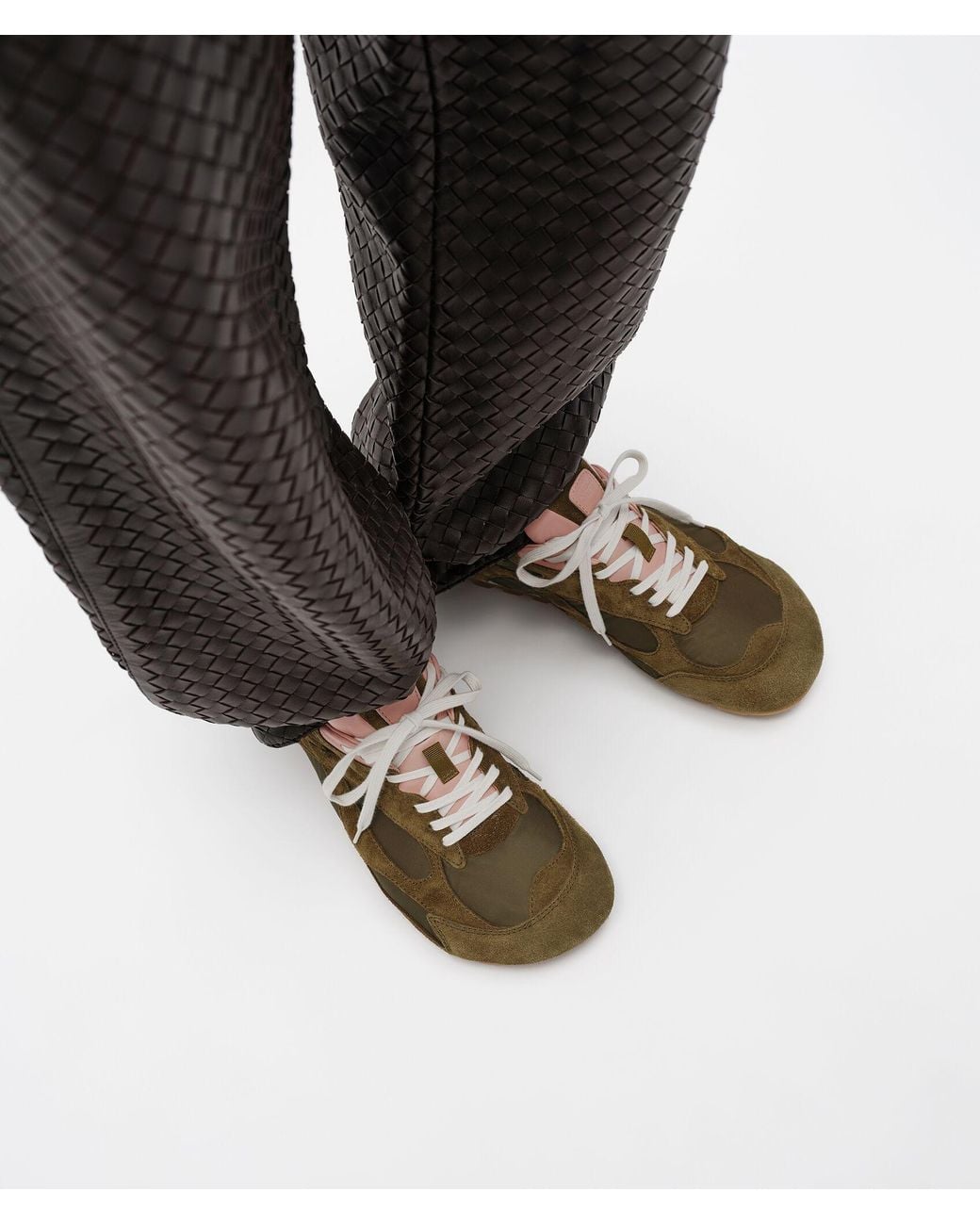 Bottega Veneta Brown Orbit Flash Sneakers