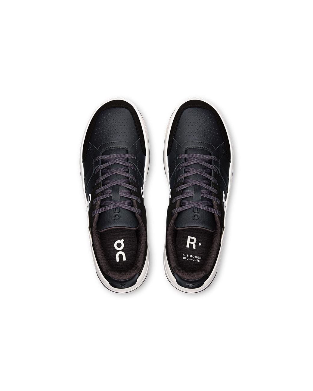 On Shoes Black Roger Clubhouse Lace-Up Sneakers
