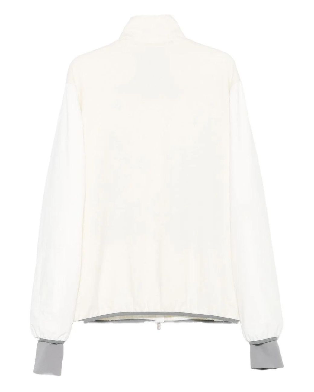 Brunello Cucinelli White Wool-Blend Jacket for men