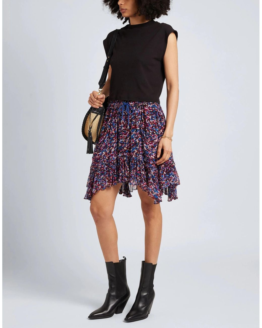 Isabel Marant Blue Floralprint Dress