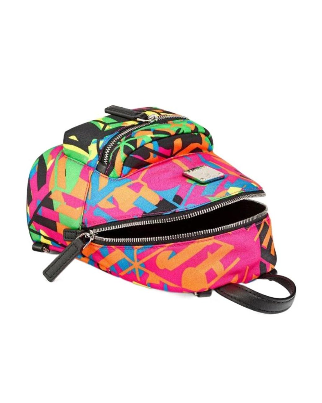 MCM Multicolor Abstract Pattern Printed Shoulder Bag