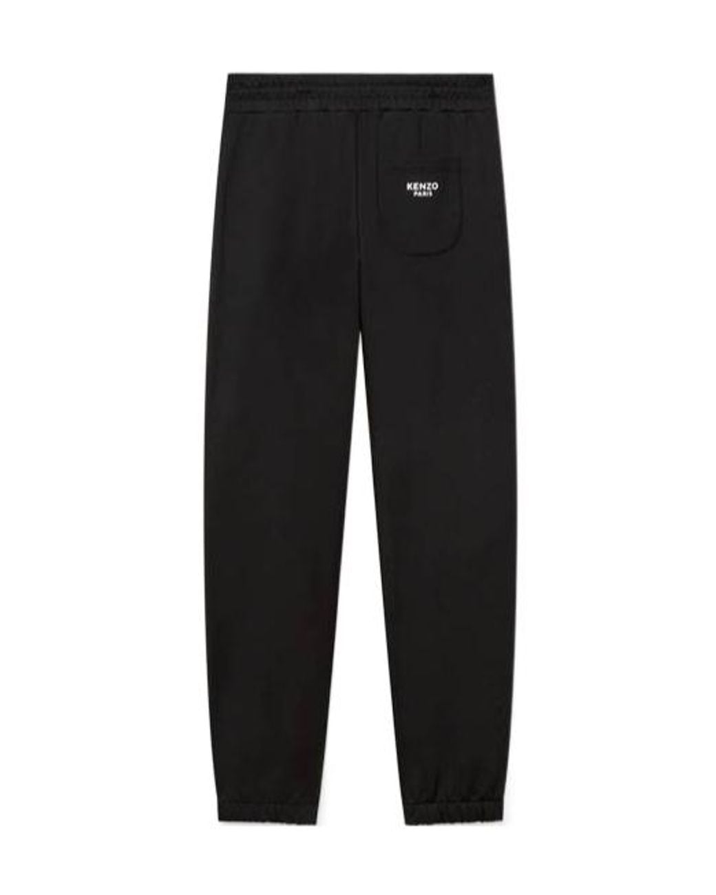 KENZO Black Boke Flower Embroidered Jogpants