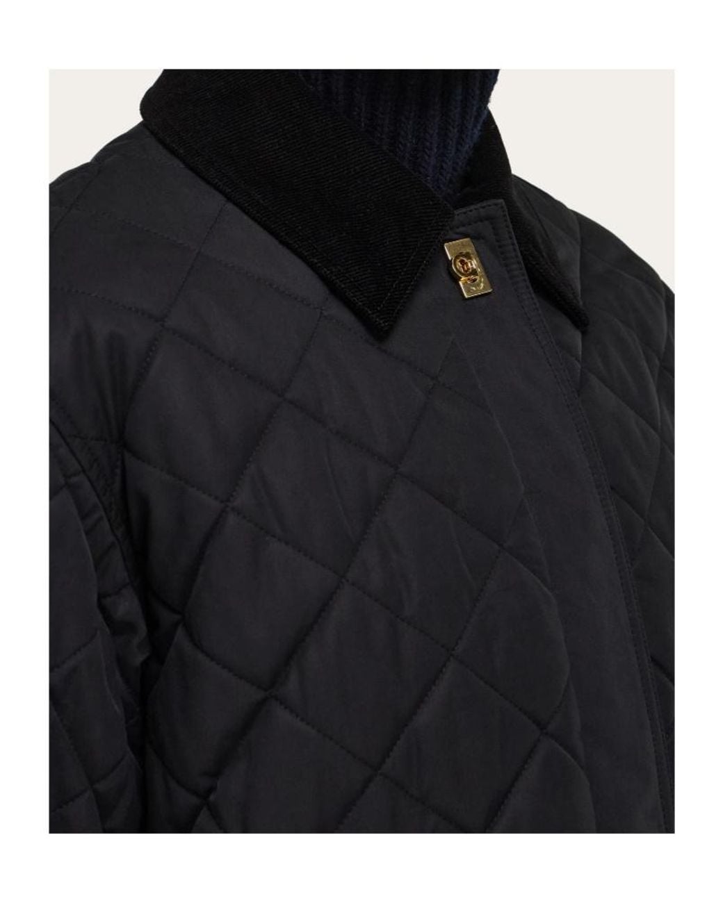 Ferragamo Black Padded Blouson