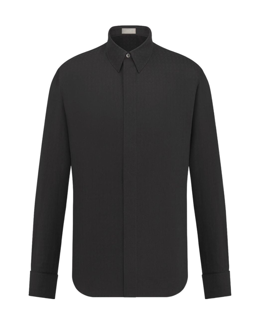 Dior Black Shirt With French Cuffs for men