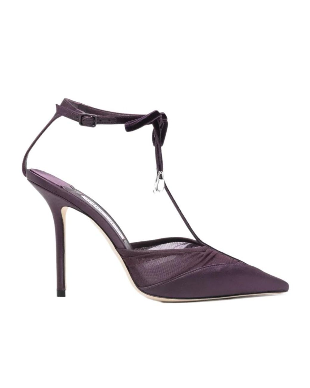 Jimmy Choo Purple Afia Pointed Toe Pumps