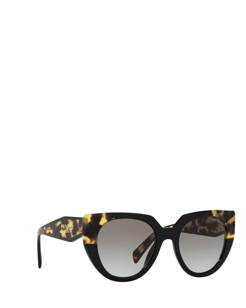 Prada Gray Full-Rim Sunglasses