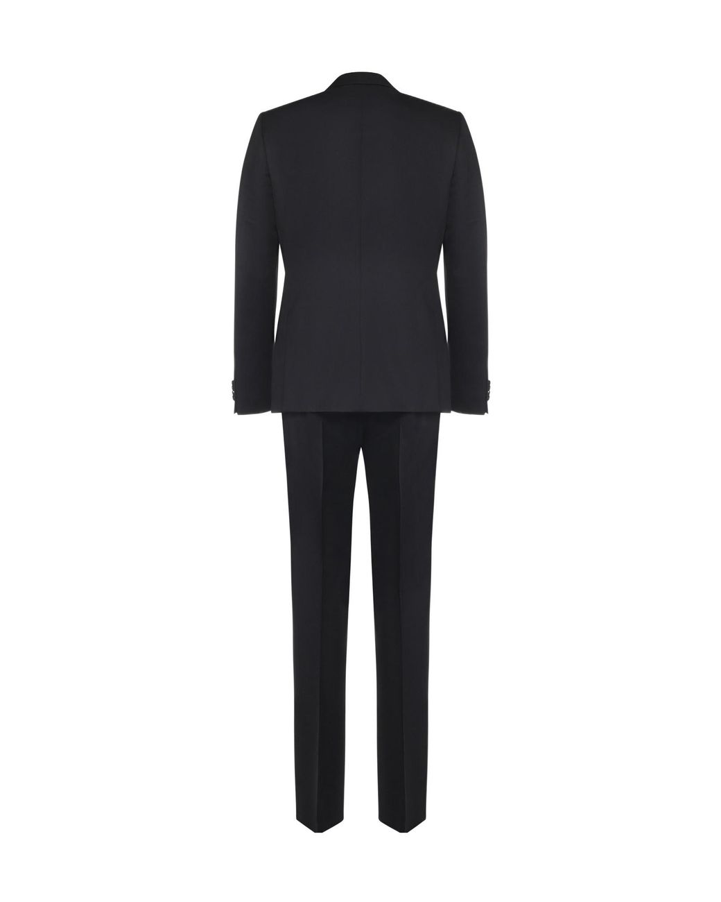 Zegna Black Single-Breasted Tailored Suit for men