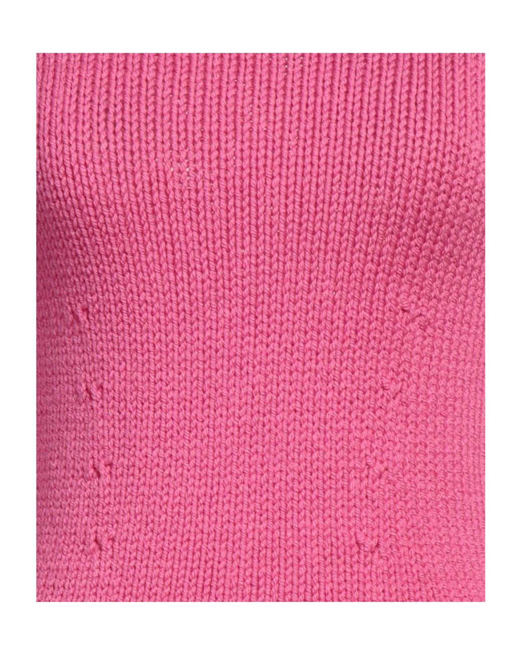 Marni Pink Solid Color Thickened Knit Sweater