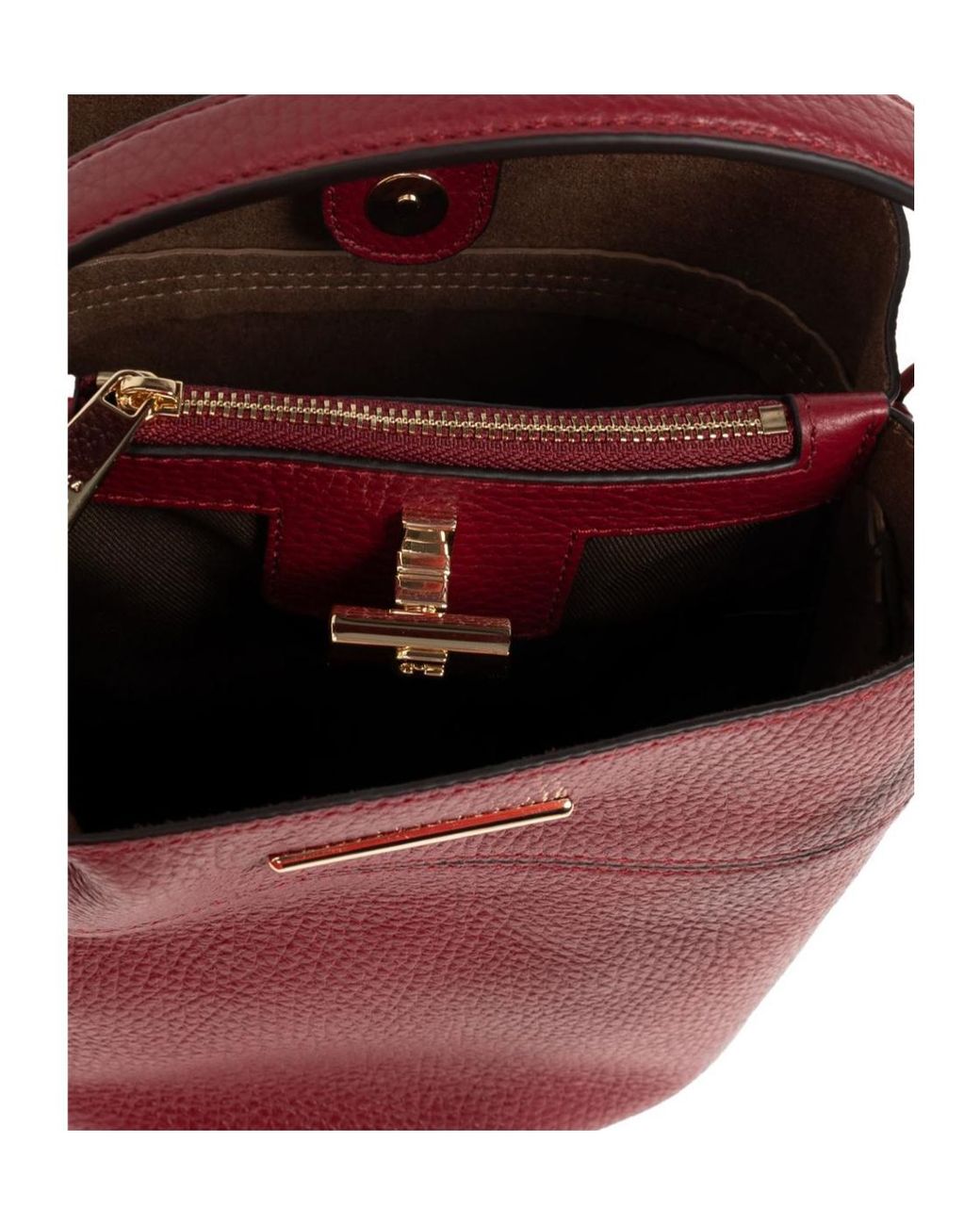 Furla Red Amelia バケットバッグ