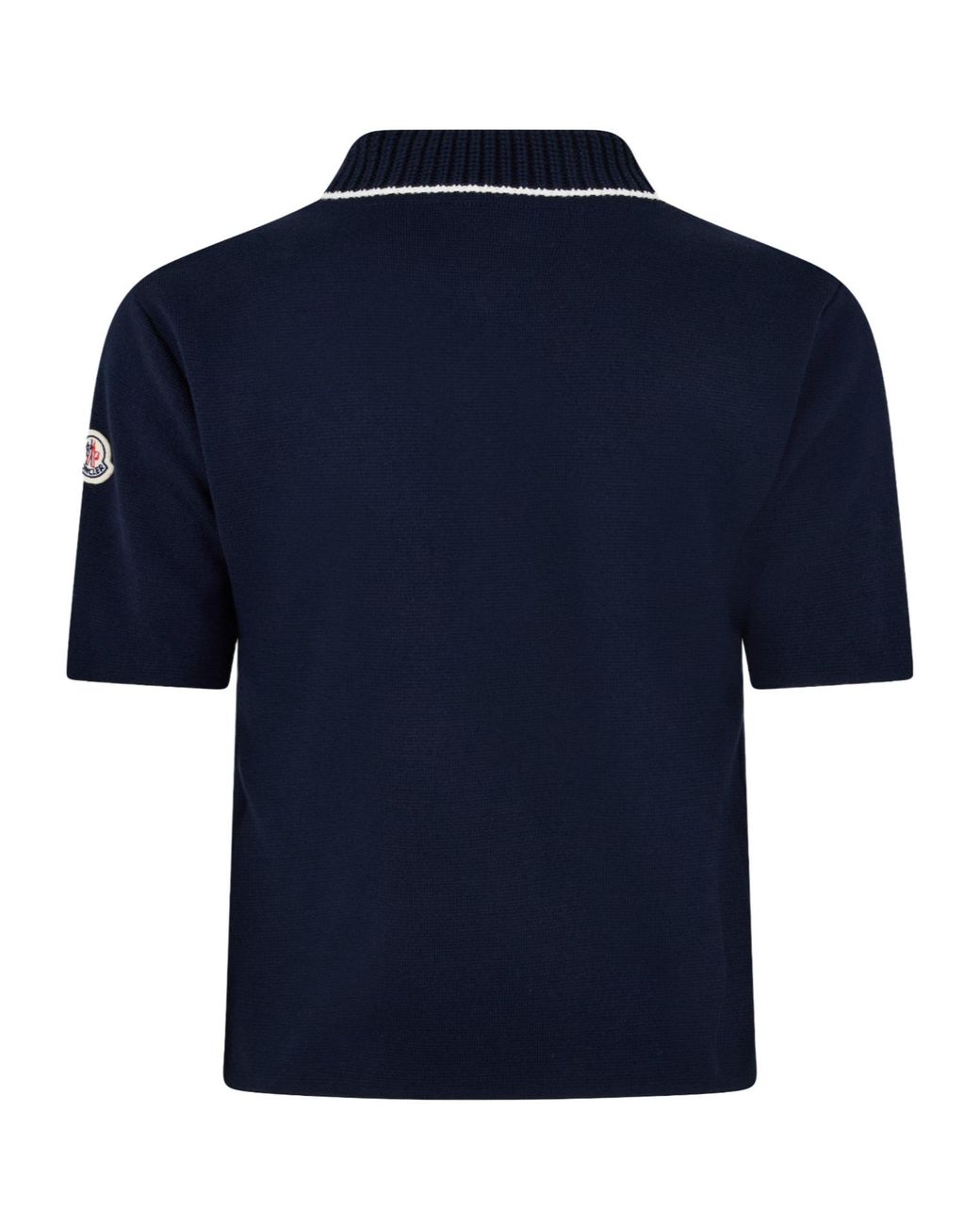 Moncler Blue Simple Short-Sleeved Shirt