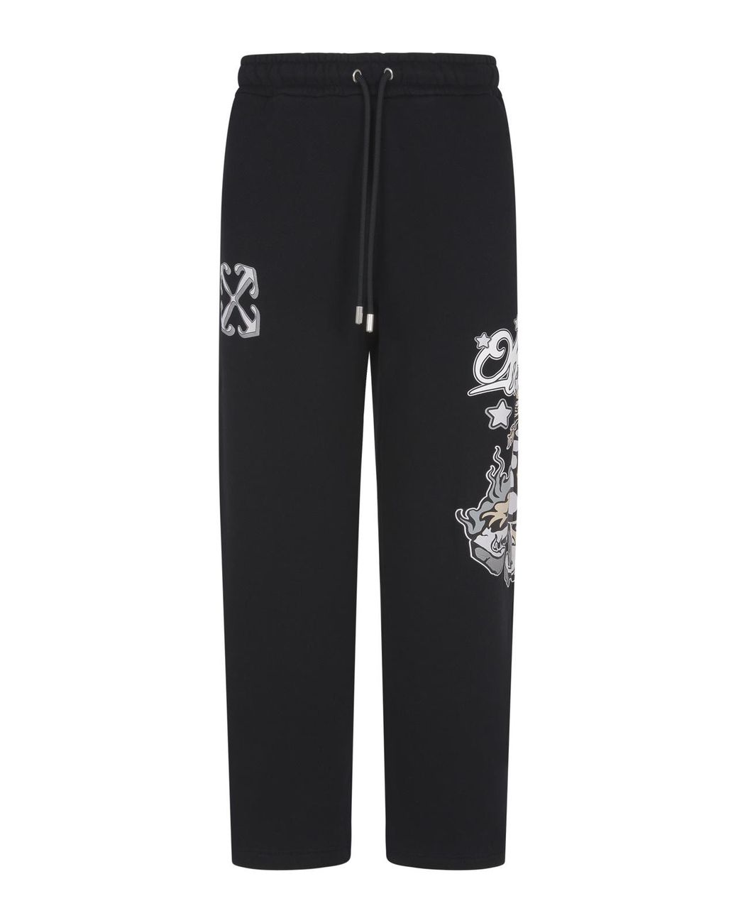 Off-White c/o Virgil Abloh Black Drawstring Sweatpants for men