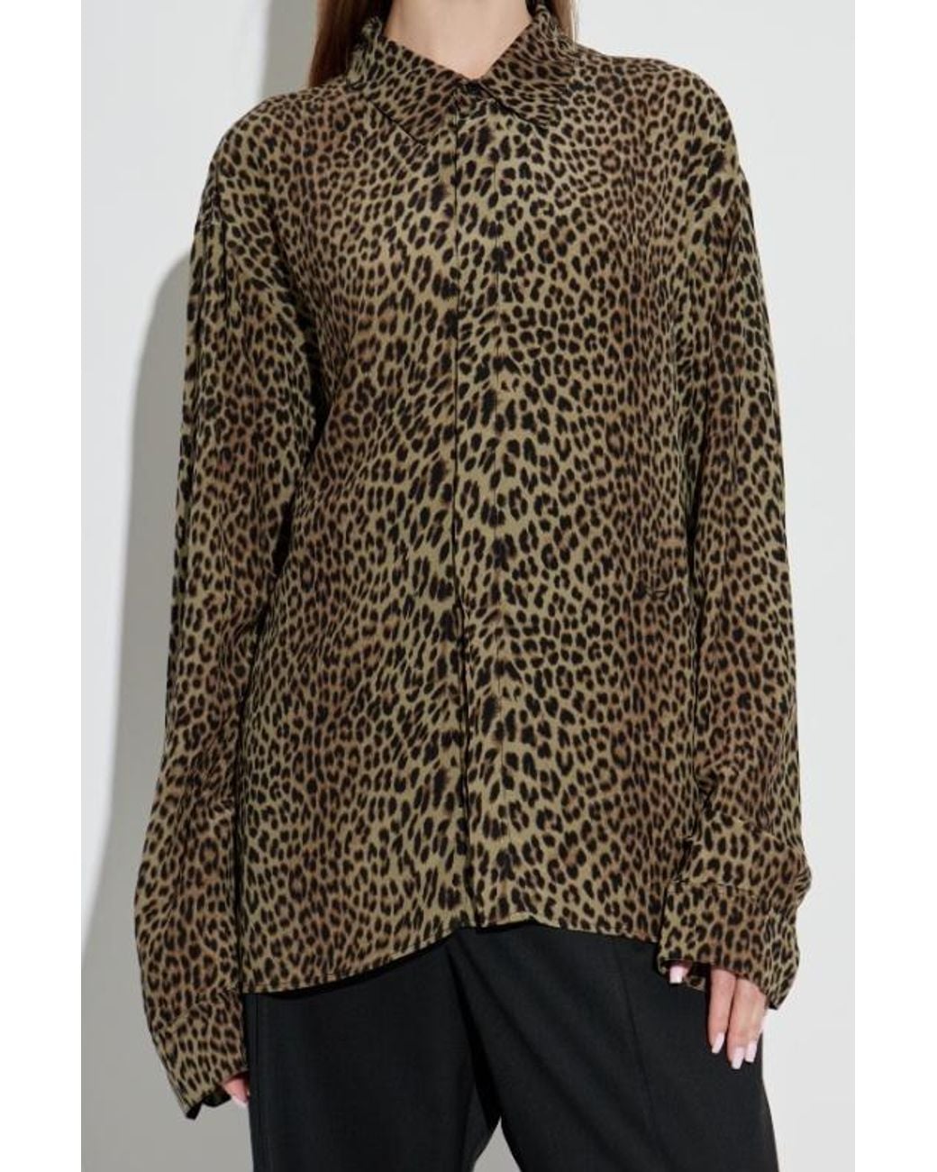 Zadig & Voltaire Green Tyric Printed Shirt
