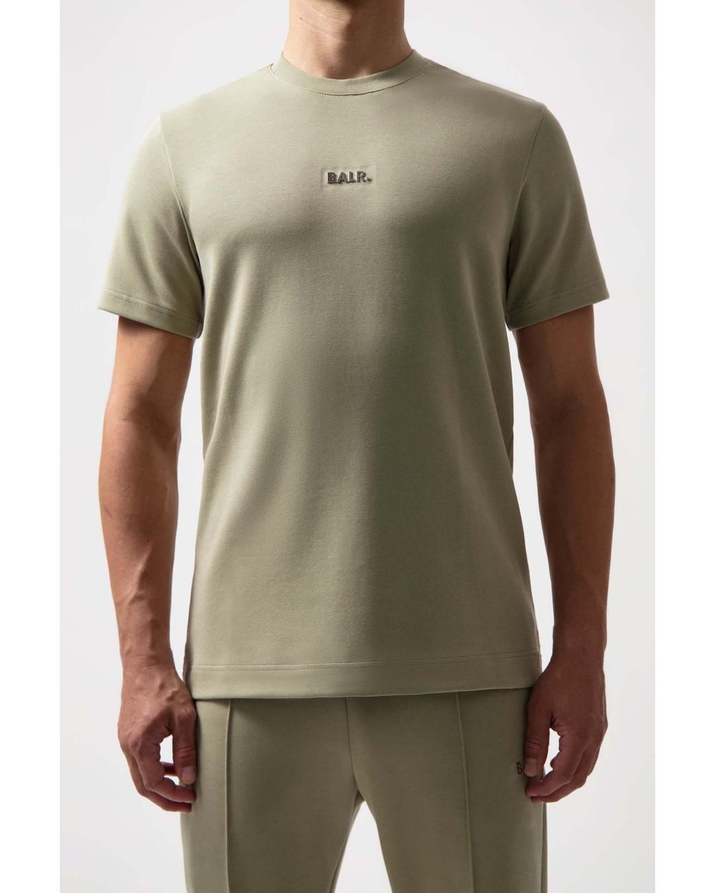 BALR Green Short-Sleeved T-Shirt for men