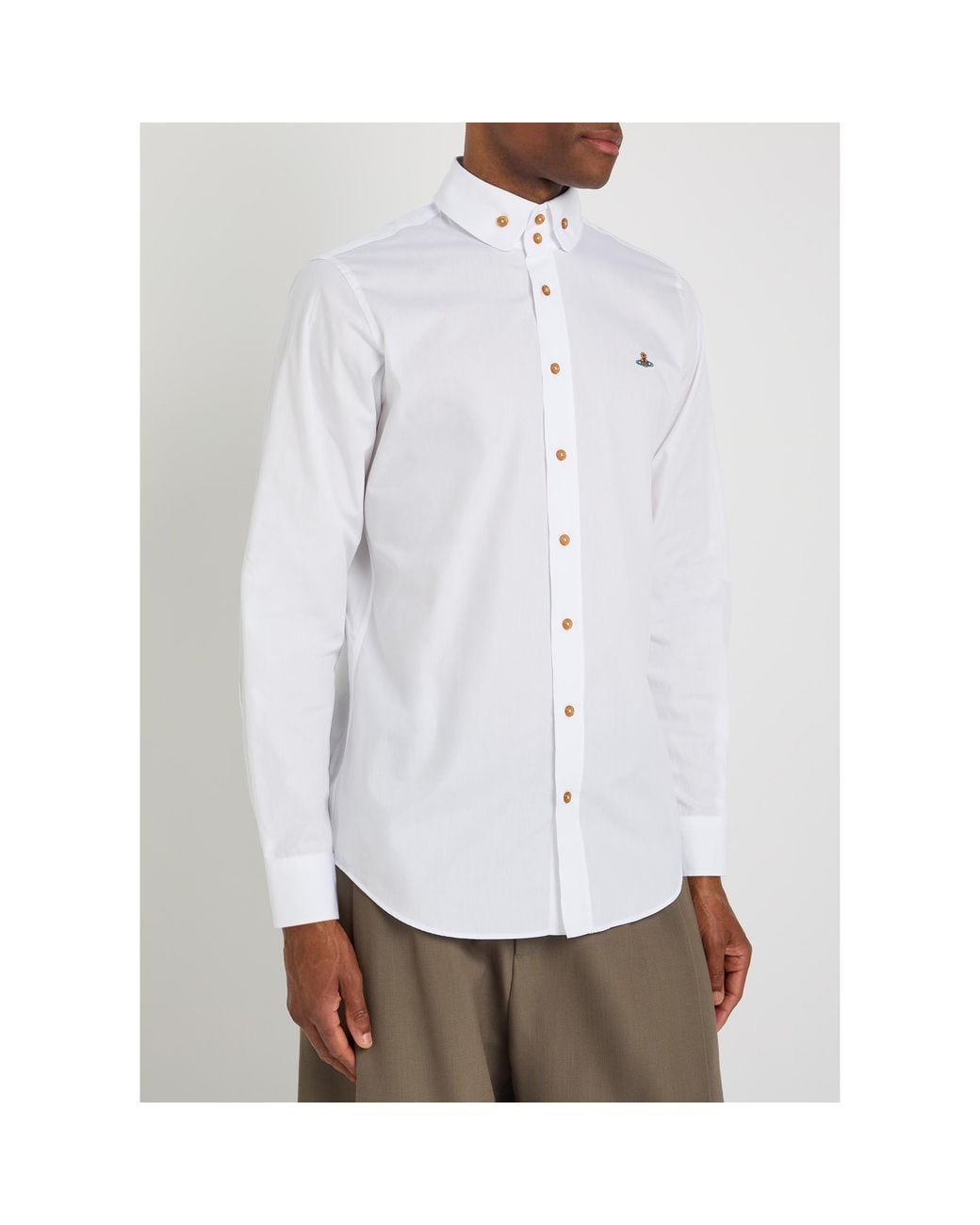 Vivienne Westwood White Simple Shirt for men