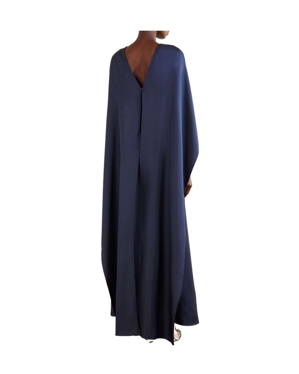 Emilia Wickstead Blue Alphonse Silk Gown