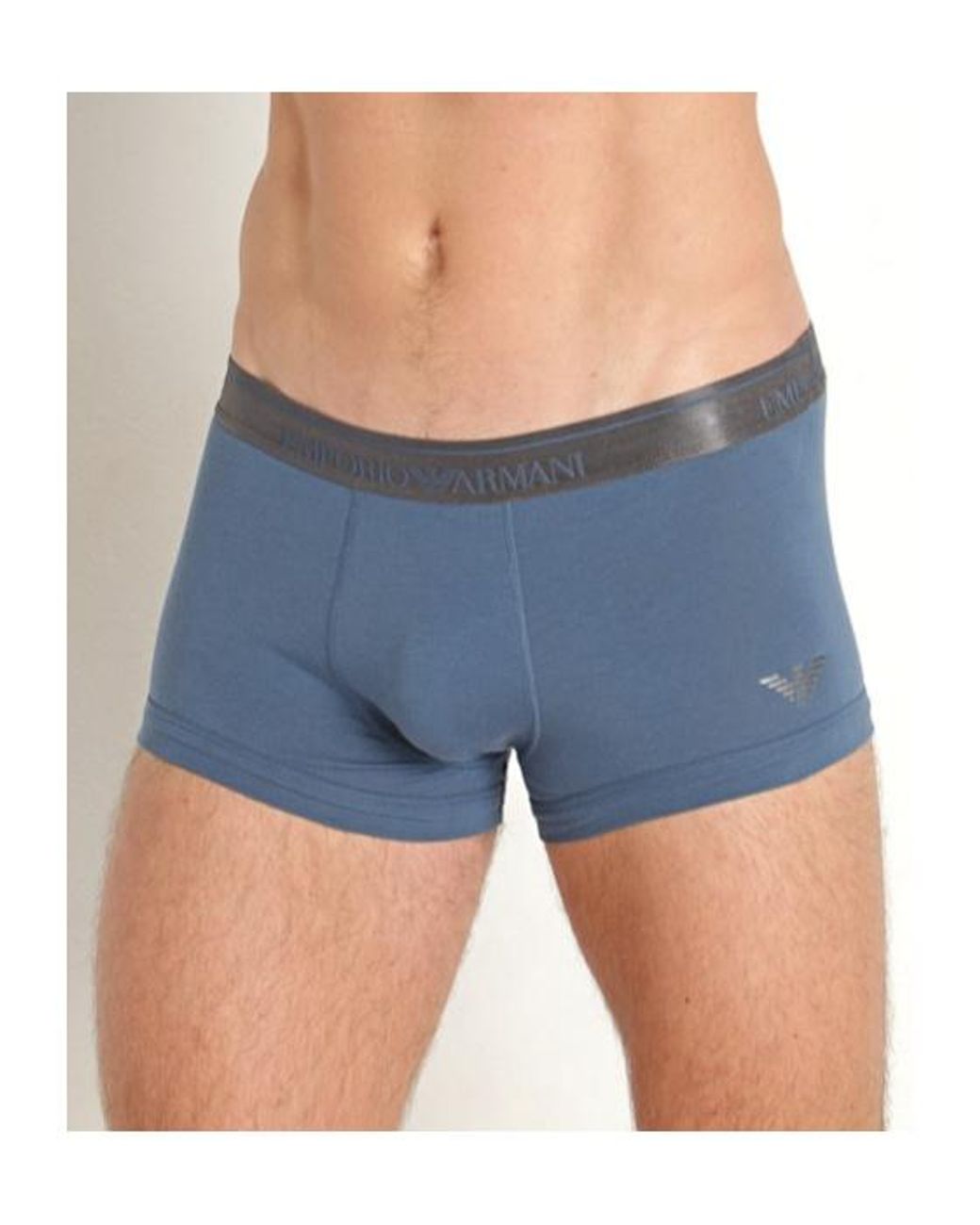 Emporio Armani Blue Elastic Waist Underwear for men