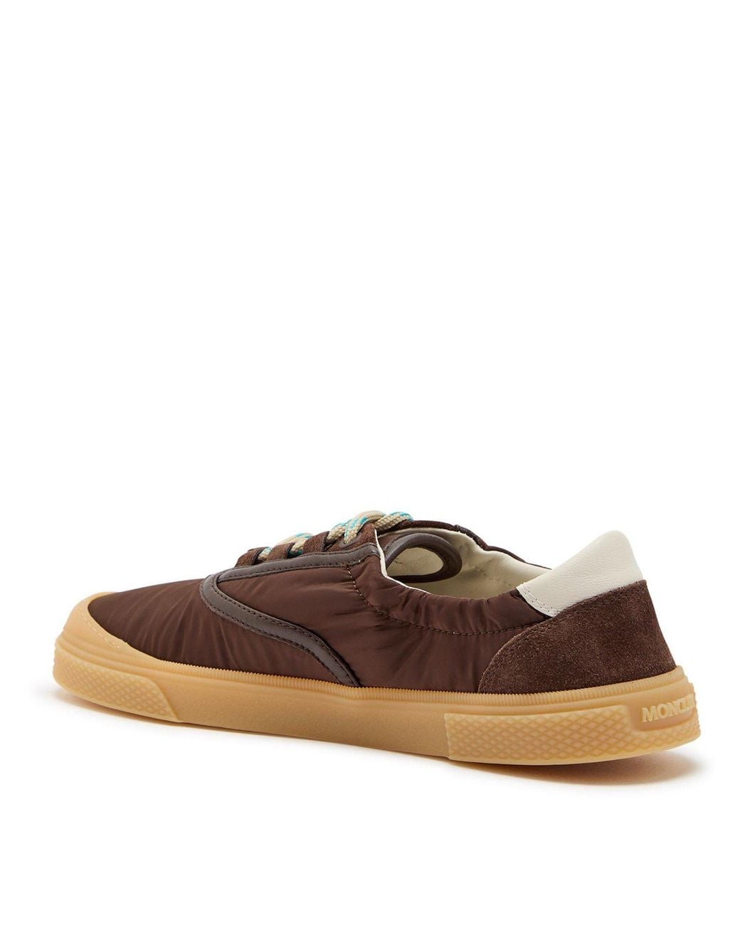 Moncler Brown Patchwork Casual Sneakers