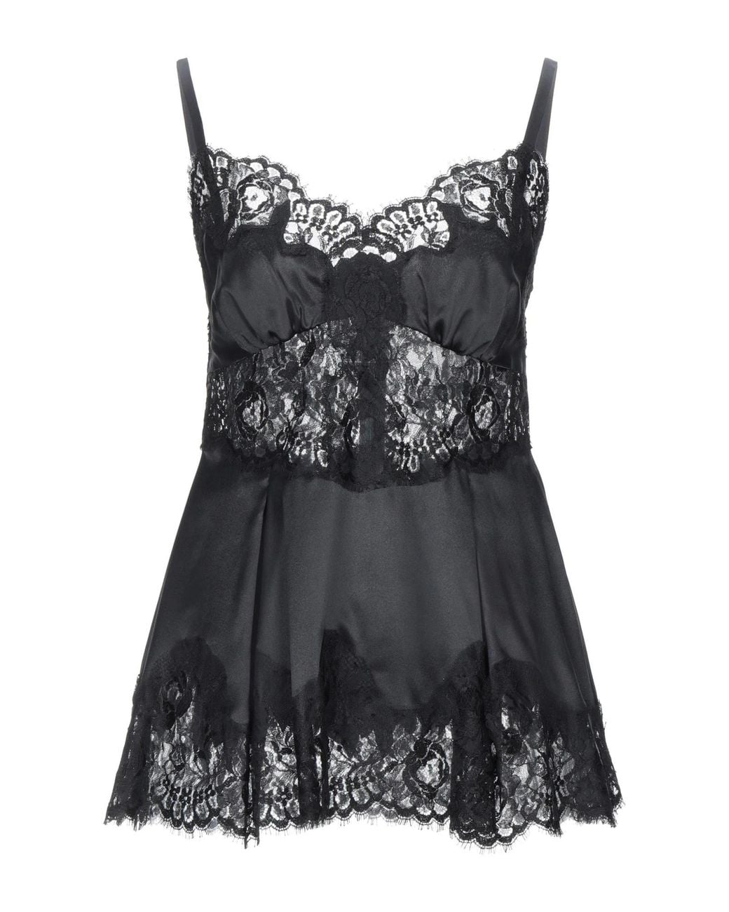 Dolce & Gabbana Black Peplum Top