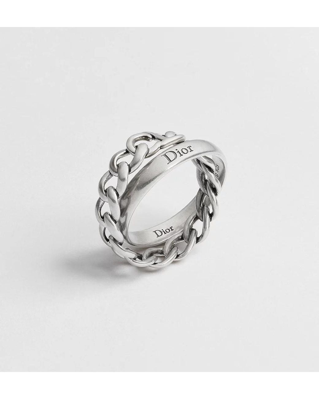 Dior White Stack Ring for men