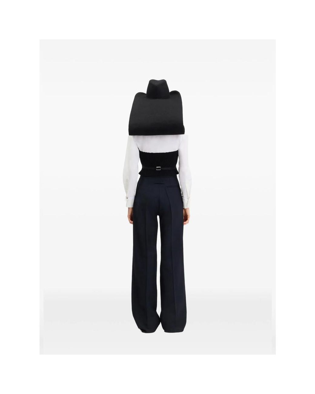 Jean Paul Gaultier Black Hooded Vest