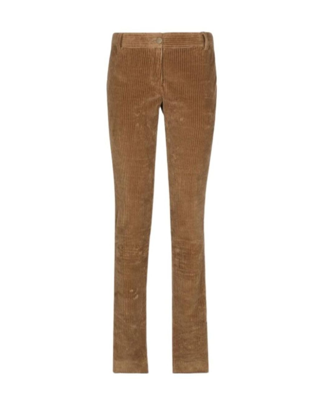 Dolce & Gabbana Brown Flared Corduroy Trousers