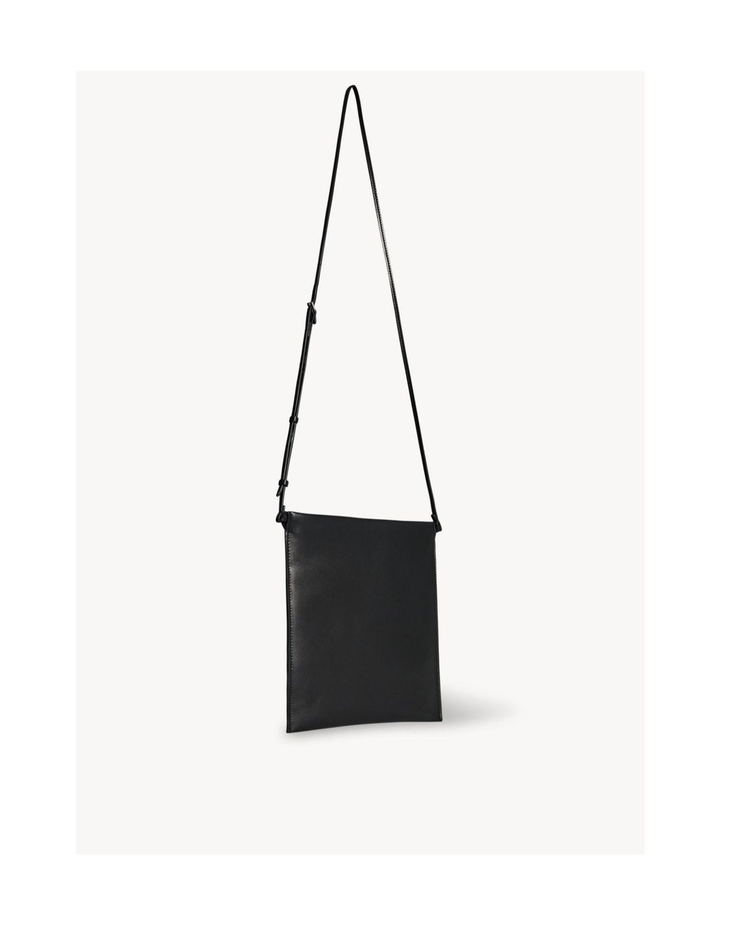 The Row White Logo Shoulder Bag