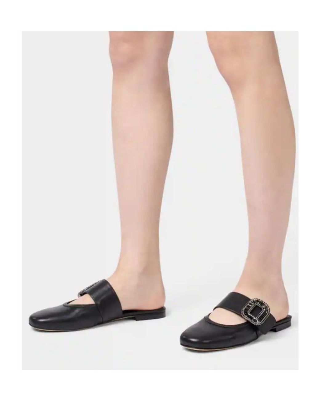 Roger Vivier Black Belle Vivier Mules