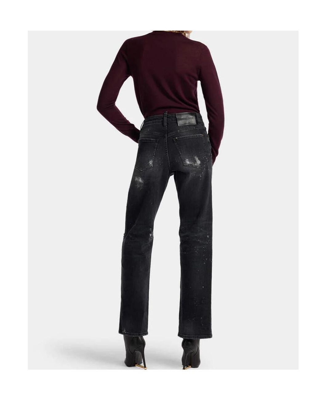 DSquared² Black Moldy Peaches San Diego Jeans