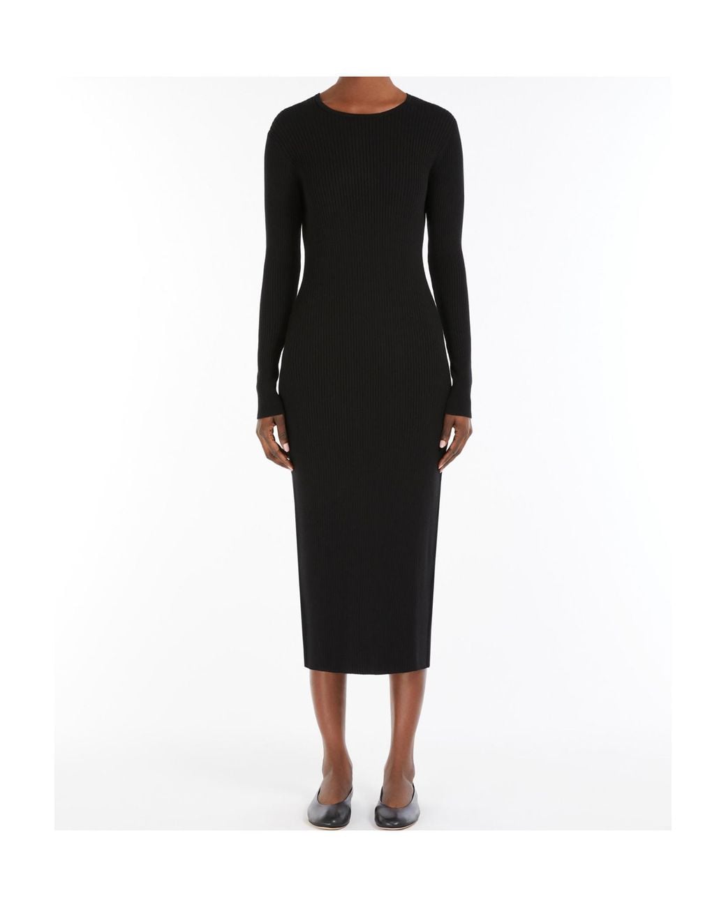 Weekend by Maxmara Black Knitted Dresses