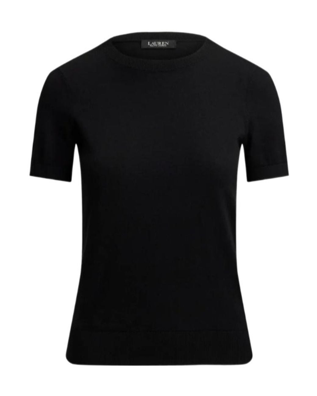 Ralph Lauren Black Lauren Short-Sleeve Sweater