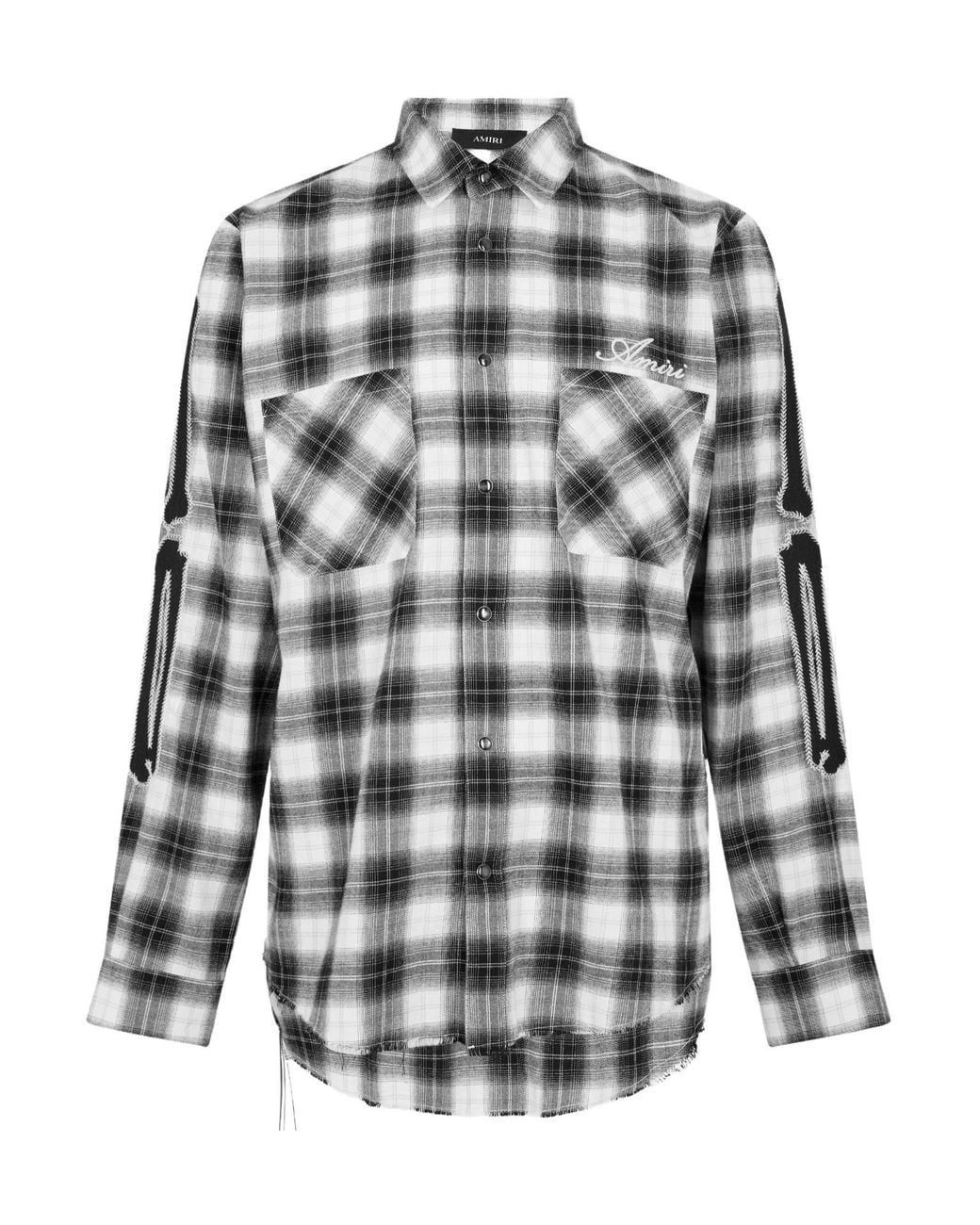 Amiri Gray Long-Sleeve Shirt for men