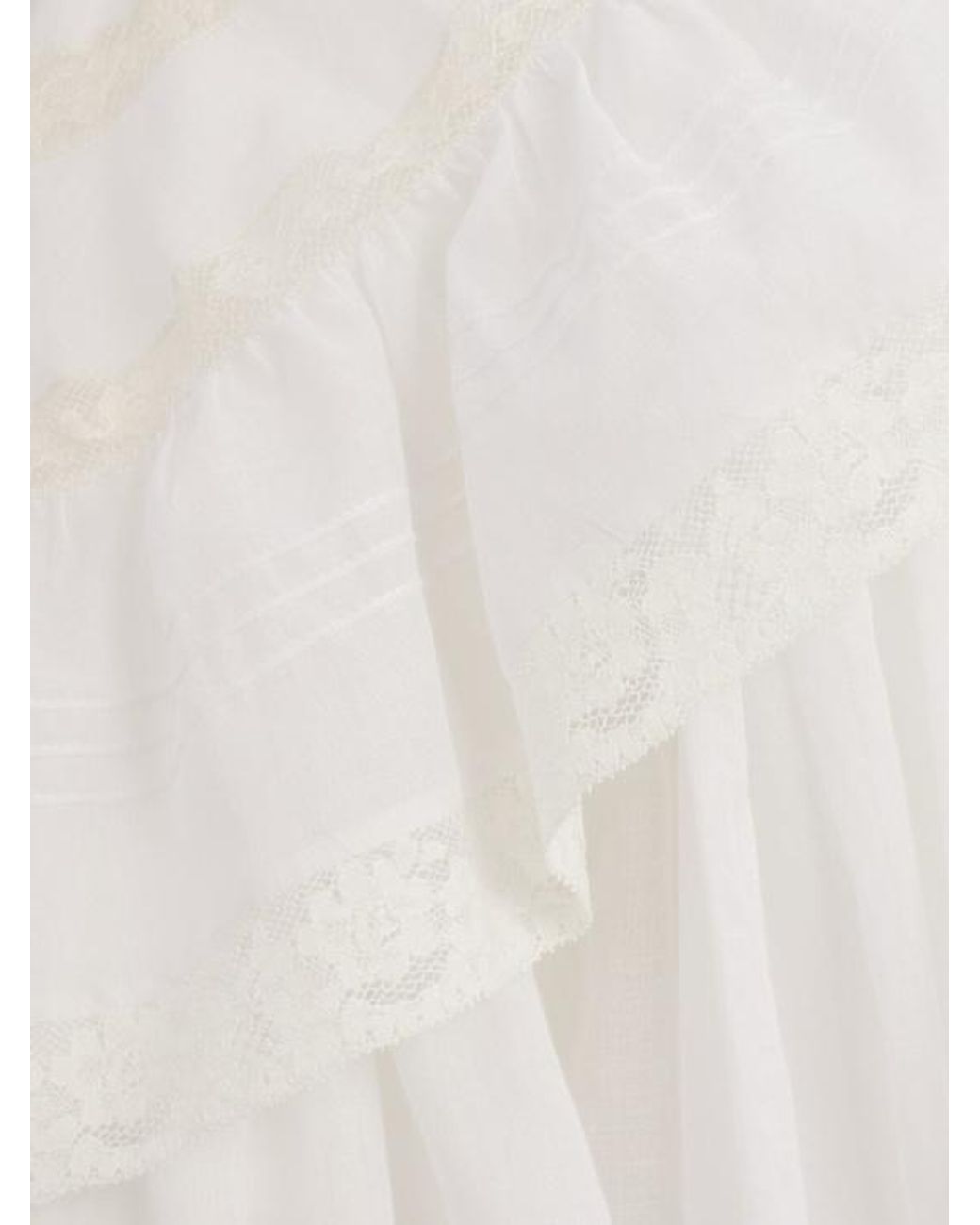 Chloé White Sleeveless Linen Shirt