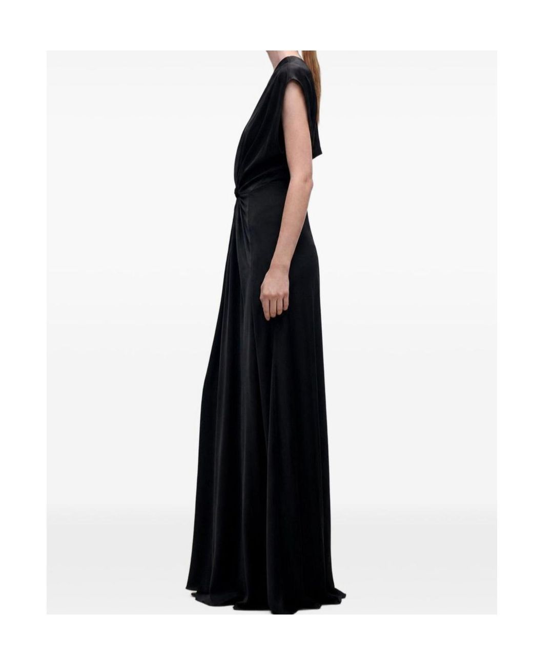 Victoria Beckham Black Pleated Dress