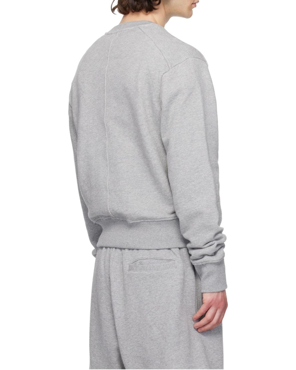 Entire studios Gray Crew Neck Sweatshirt for men