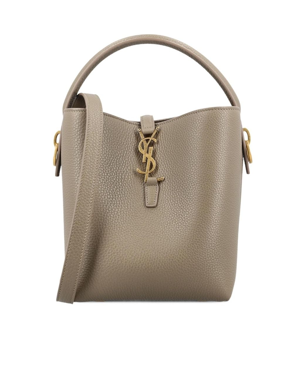 Saint Laurent Natural Le 37 Bucket Shoulder Bag