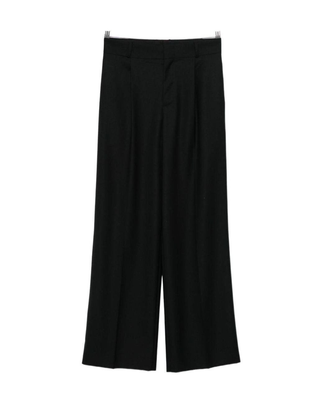 Moschino Black Casual Pants With Belt Loops