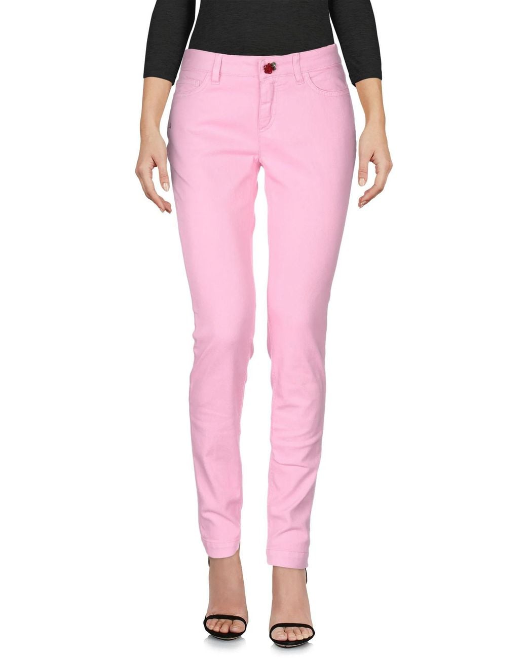 Dolce & Gabbana Pink Skinny Jeans