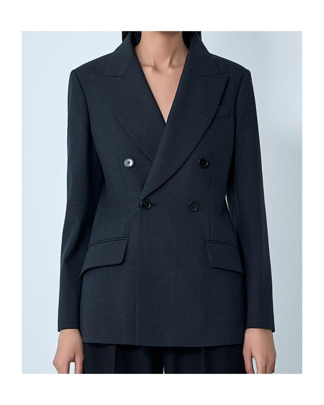 Gucci Black Double Breasted Jacket