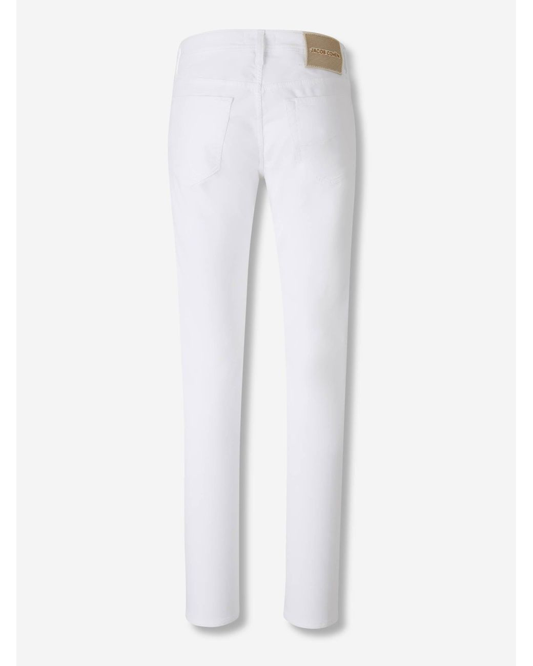 Jacob Cohen White Belt Loop Jeans for men