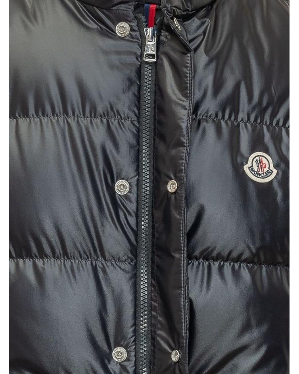 Moncler Blue Vests for men