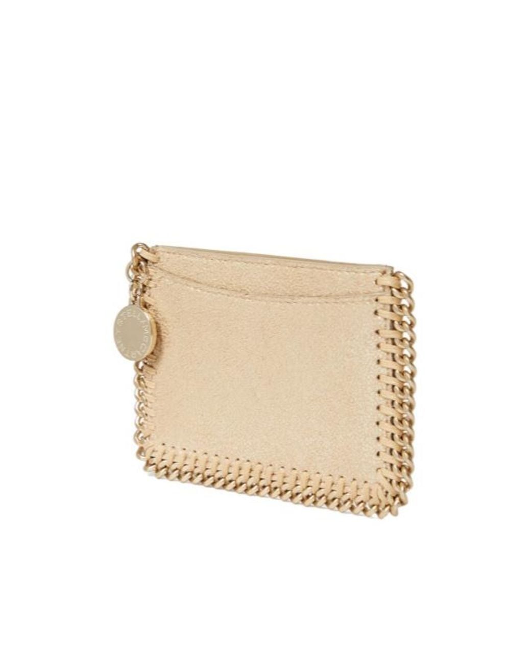 Stella McCartney Natural Falabella Slip Cardholder