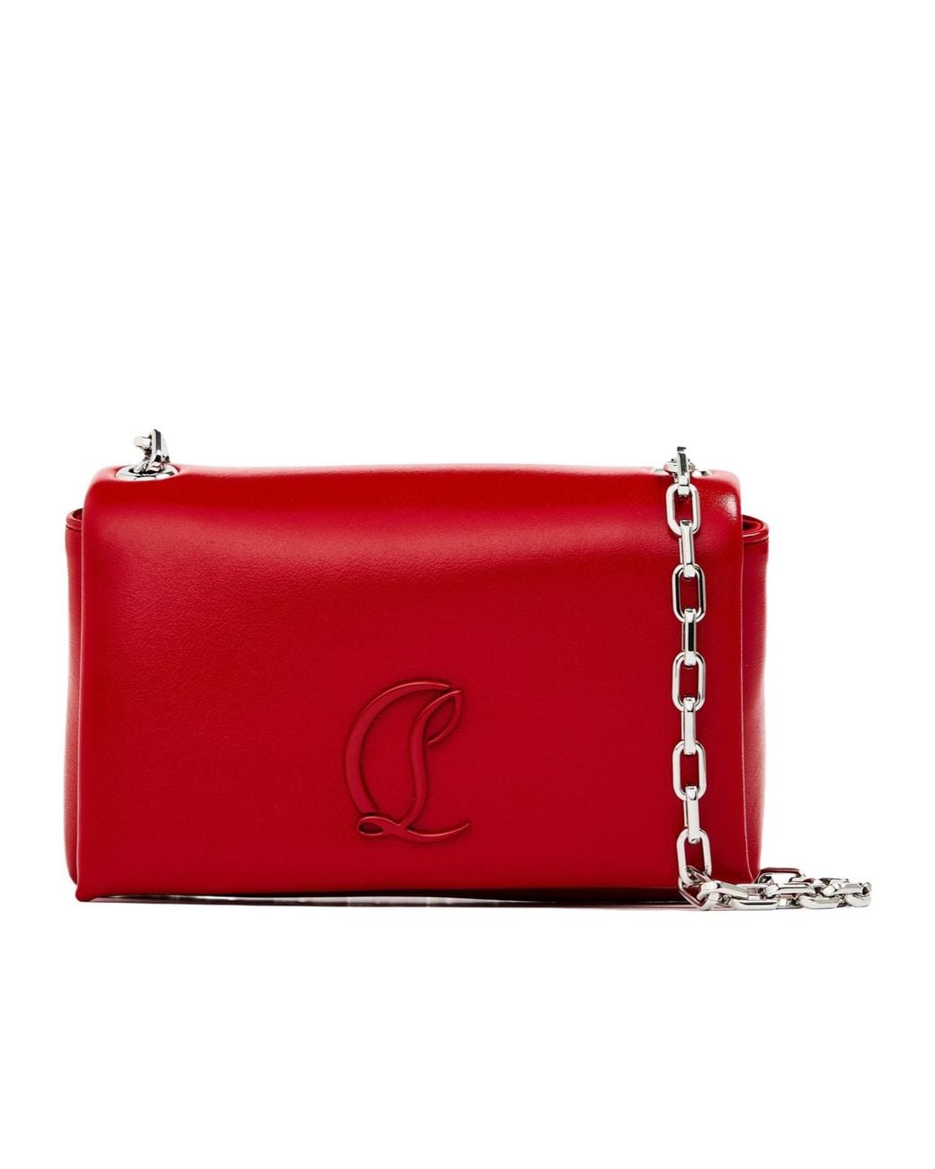 Christian Louboutin Red Stylish And Versatile Shoulder Bag