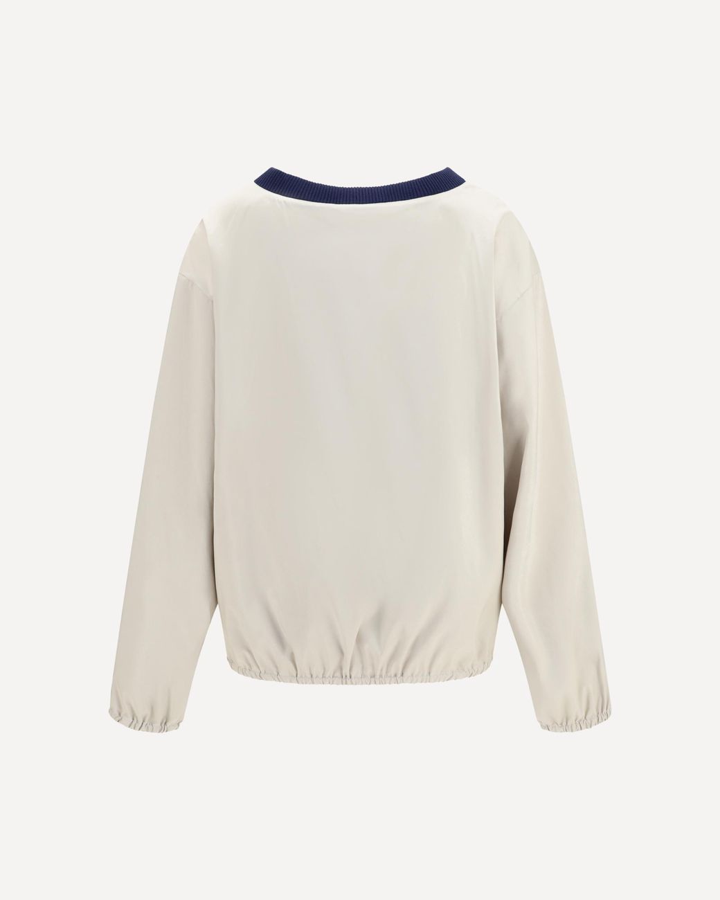 Miu Miu Natural Technical Pongé Sweatshirt