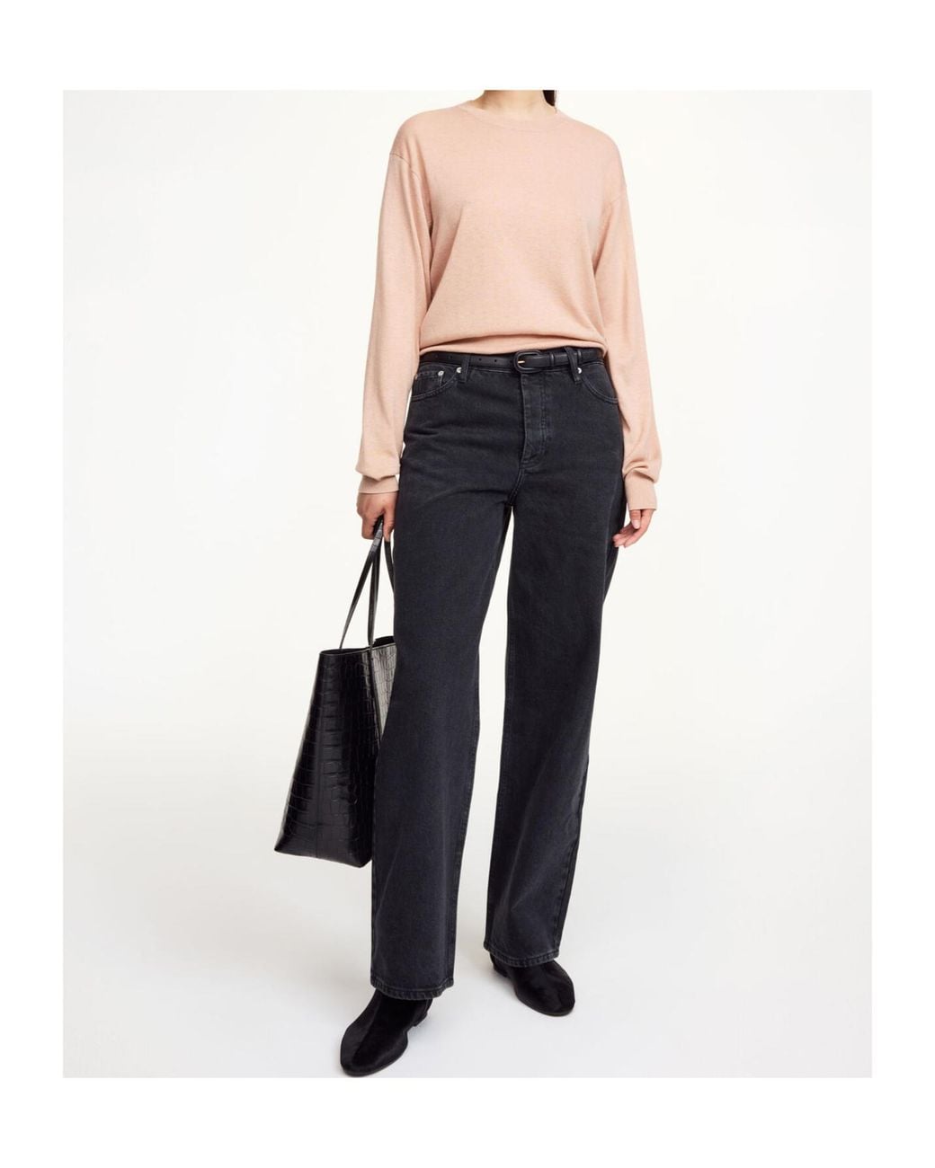 By Malene Birger Natural Crewneck Knitted Jumper