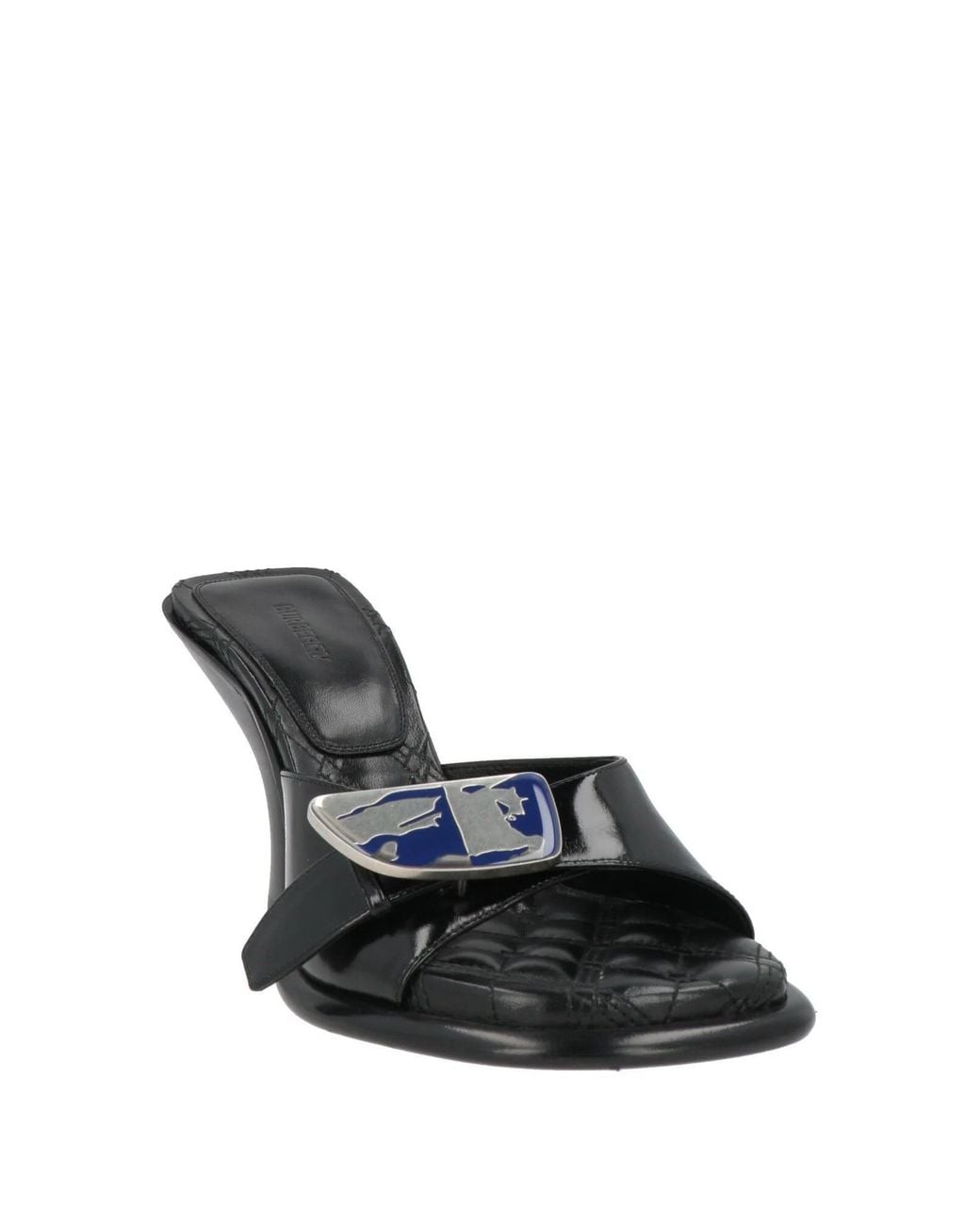 Burberry Black Slide Sandals
