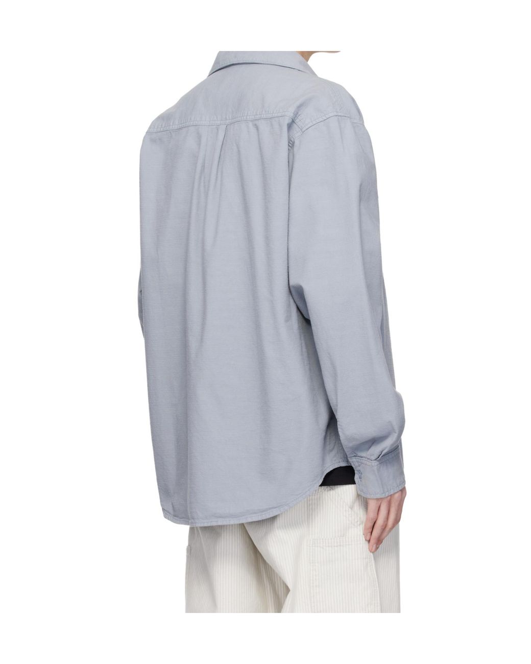 Carhartt Blue Cotton Shirt for men